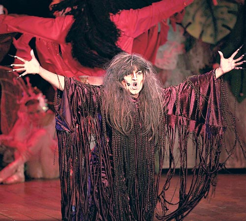Terror. Fabiola Sánchez encarna a la Tulivieja.