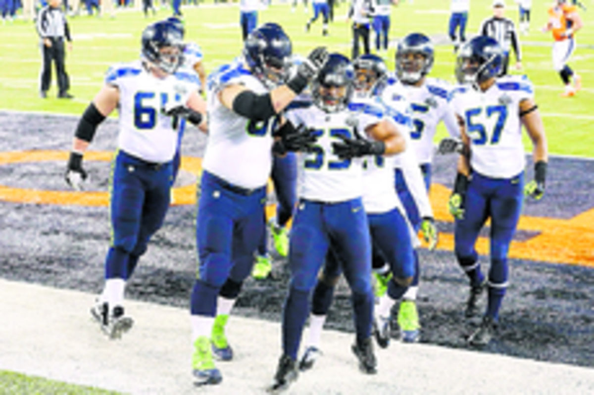 Los Seahawks estuvieron imparables durante la final.(EFE)