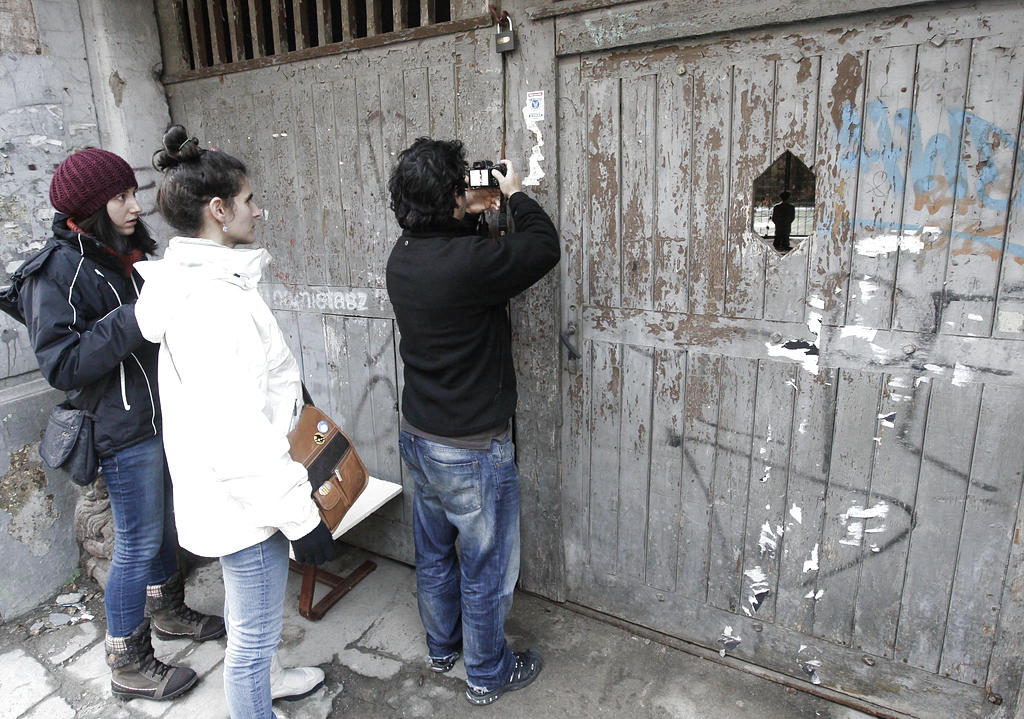 Admirada por los turistas. AP<br>