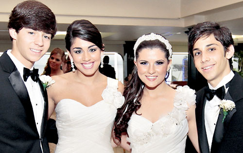 Daniel Gómez, Alexandra Arias, Analida de Lima y Ernesto González.