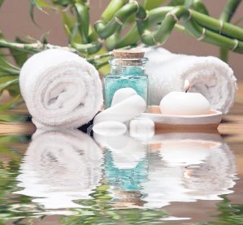 <p>Estilos. El área de la ducha se puede armonizar con detalles naturales y velas aromáticas.</p>