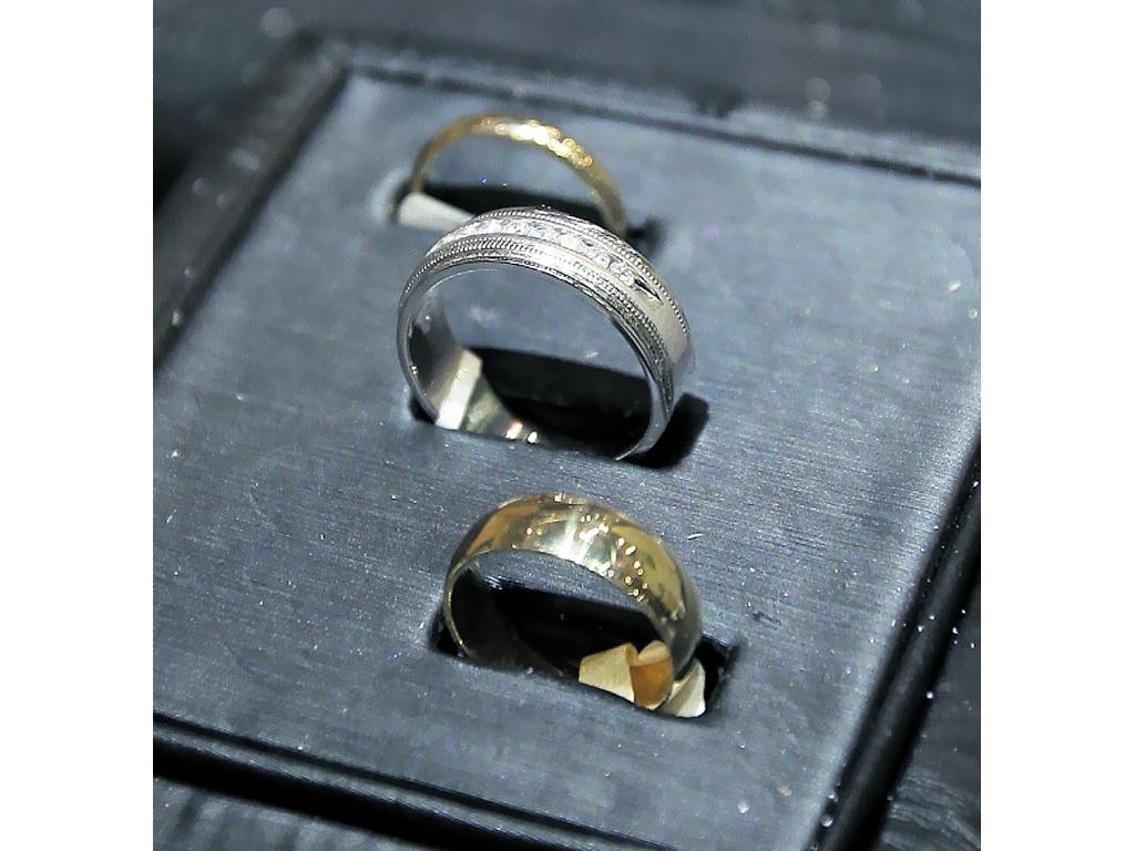 Anillos. El oro amarillo sigue siendo el más buscado para el enlace nupcial, aunque algunas prefieren el oro blanco.()