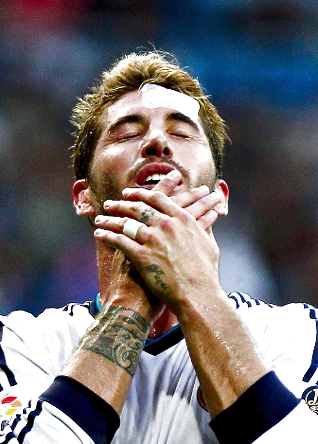Triste. Sergio Ramos(AP)