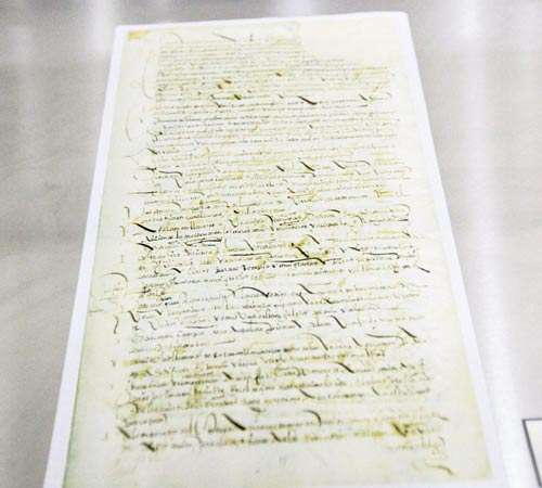 <p>Copia de carta de Colón</p>