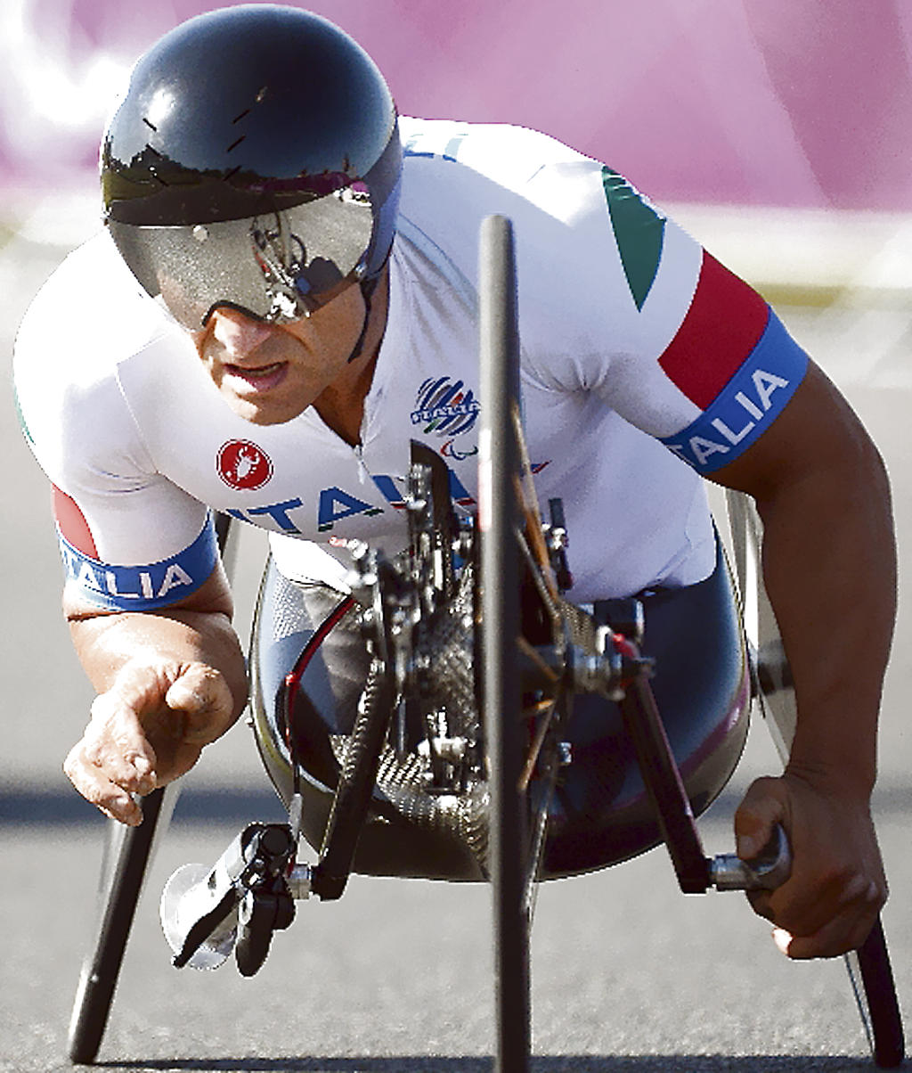 Atleta. Zanardi, en plena acción(EFE .)