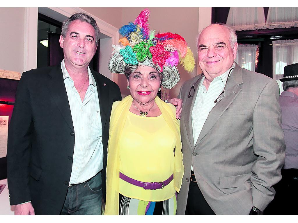 Pedro Belasco, Mayín Correa y Jorge Serrano Elías.(Omar Morales)