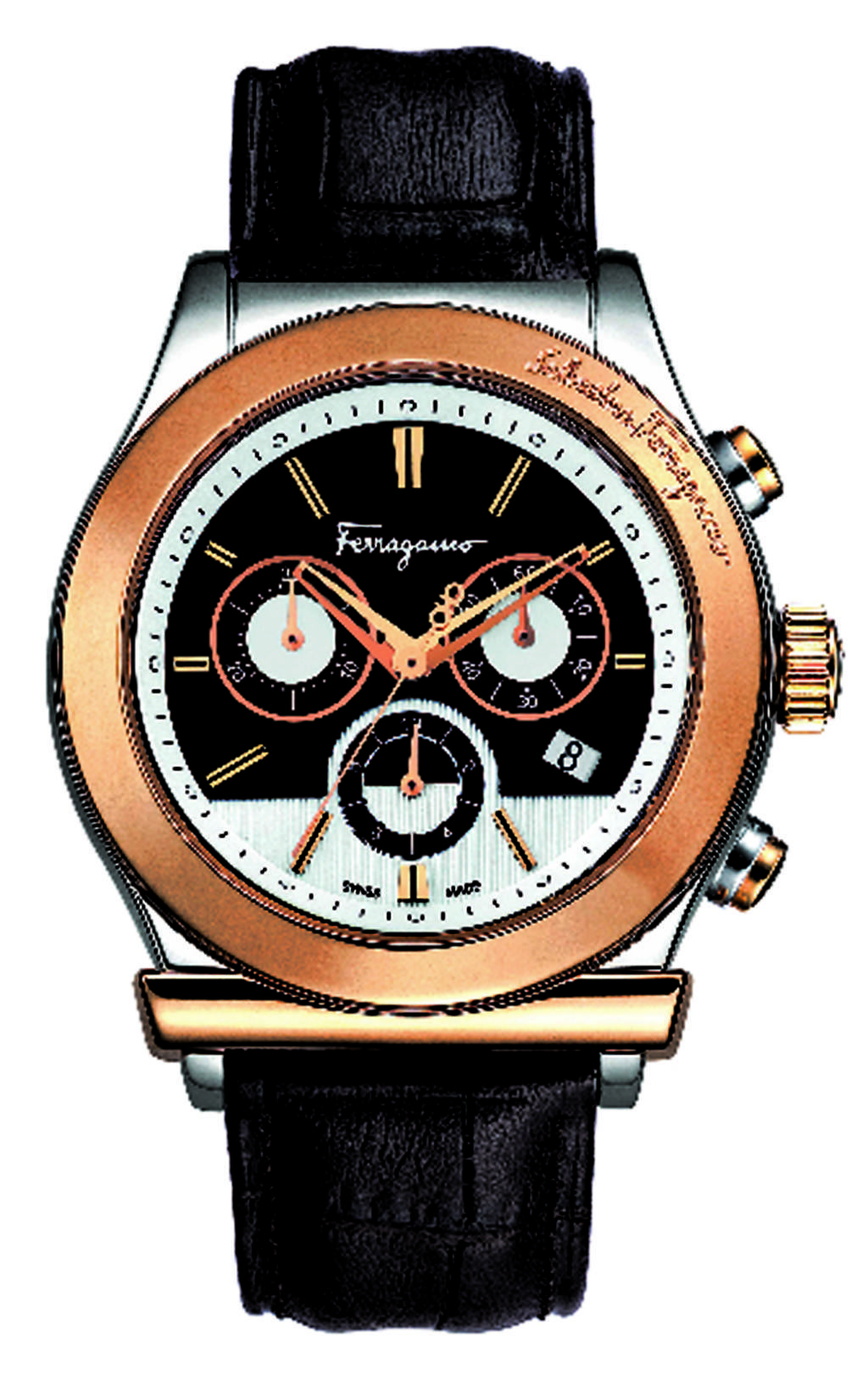 Reloj. Para ver la hora con estilo, este accesorio de Salvatore Ferragamo.()