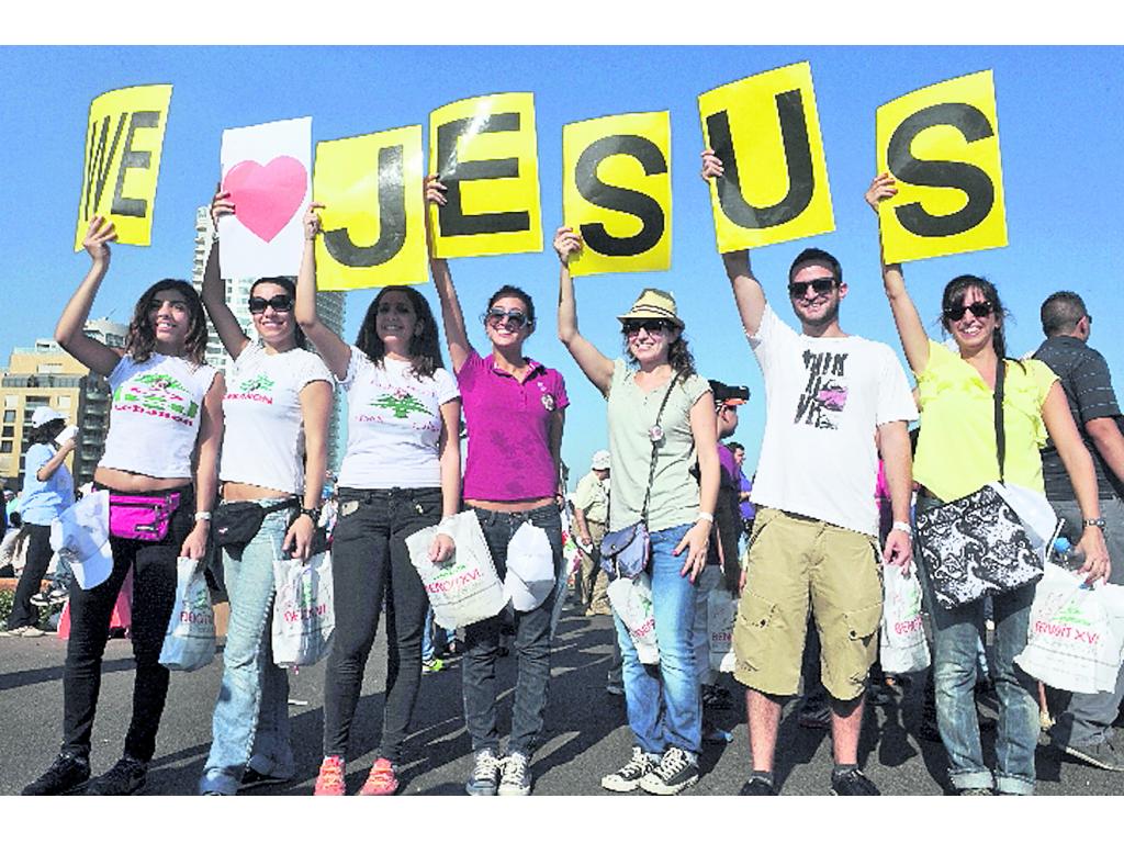Euforia. Un grupo de jóvenes participó de la actividad.(EFE)