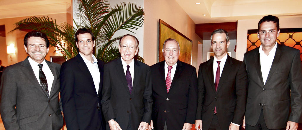 Donald Zurcher, Diego Vallarino, Steve Maduro, Alberto Vallarino, Fernando Duque y Alfredo Alemán.()