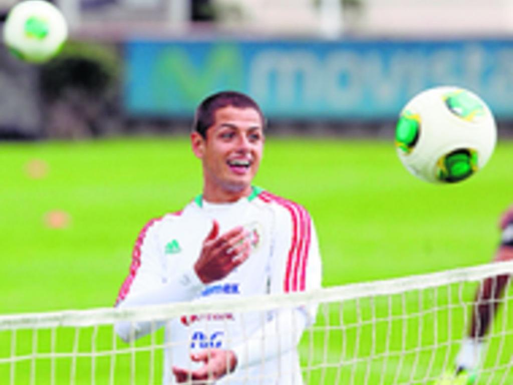 Javier Hernández, referente en ataque de México.(EFE)