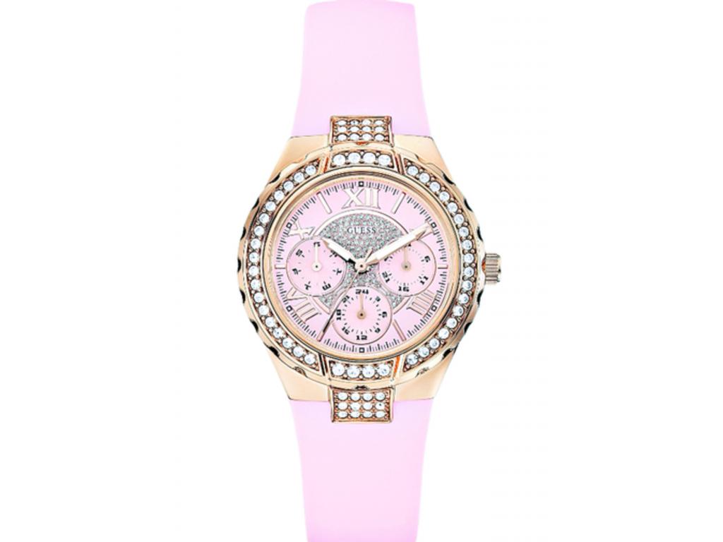 Sobrio, elegante y atemporal, son las principales características de la nueva colección de relojes Guess para damas, VIVA.(Guess)