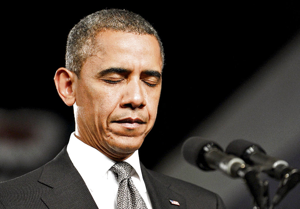 Realidad. El presidente Barack Obama precisó que no es tiempo de política, sino época de reflexionar.(AP)