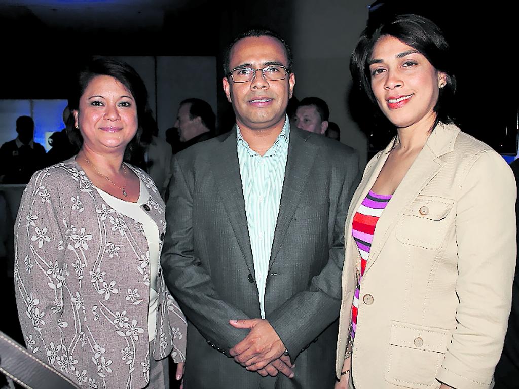 Annie De La Rosa, Alkin Saucedo y Marlene Carrión.()