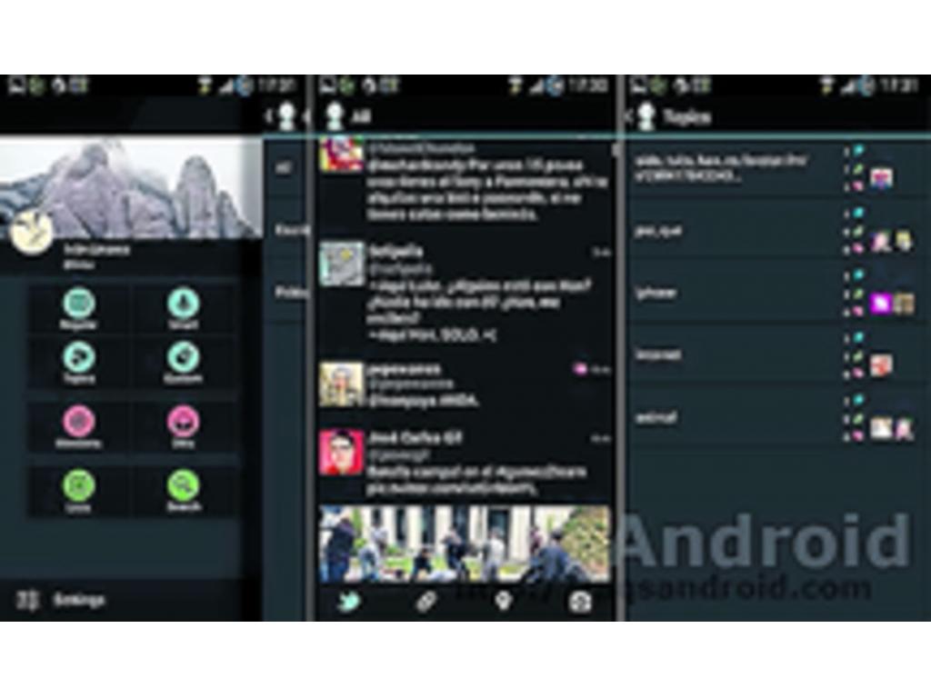Esta aplicación se promociona como el cliente inteligente de Twitter, pero solo para iPhone. Cambia de plano la fórmula de la red social: en vez de mostrar tu timeline, los mensajes son agrupados según intereses.