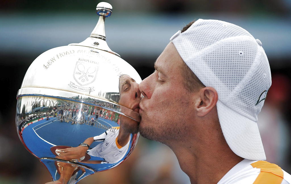 Lleyton Hewitt ganador del torneo. AP<br>