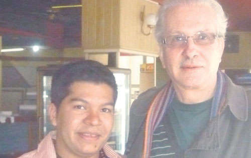 <p>Con Roberto Echevarren.</p>