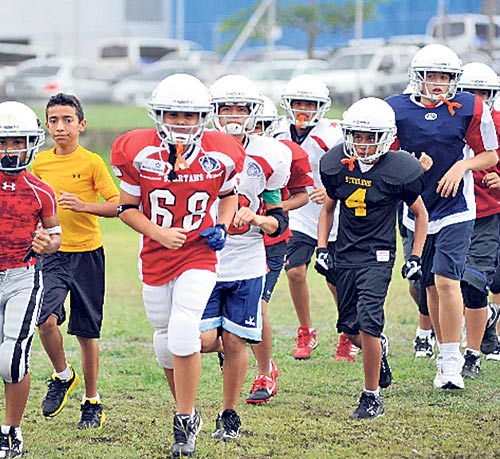 <p>Entrenamientos. Los Vikings prometen dar batalla.</p>
