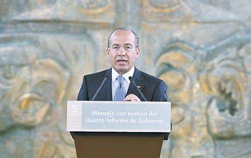 <p>Compromiso. El presidente Felipe Calderón tiene 6 años en el cargo.</p>