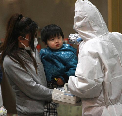 <p>Medición de radiación en la personas.</p>