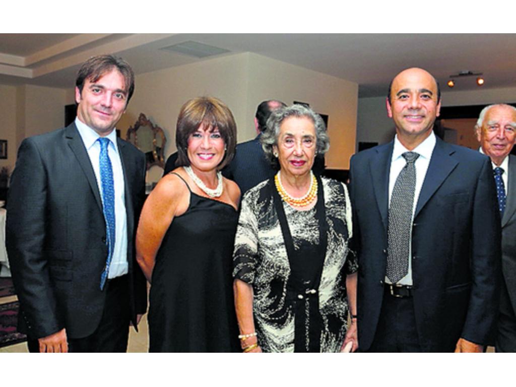 5. Massimo Tudini, Yetta Fadol, Liliana de Cermelli y Paolo Cermelli.