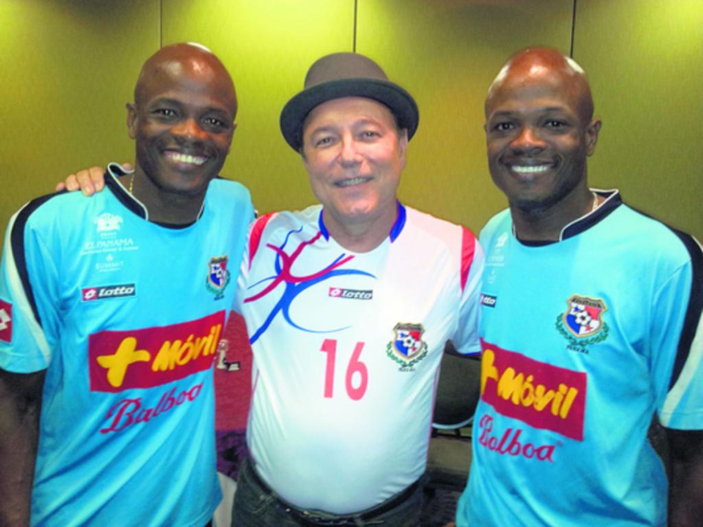 Rubén Blades visitó ayer a la selección en Miami, Florida.(Cortesía)