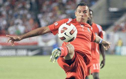 <p>Tres goles. Blas Pérez viene de marcarle tres goles a Nicaragua.</p>