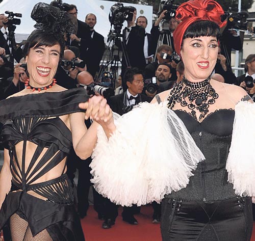 <p>Españolas. Rossy de Palma y la coreógrafa Blanca Li</p>