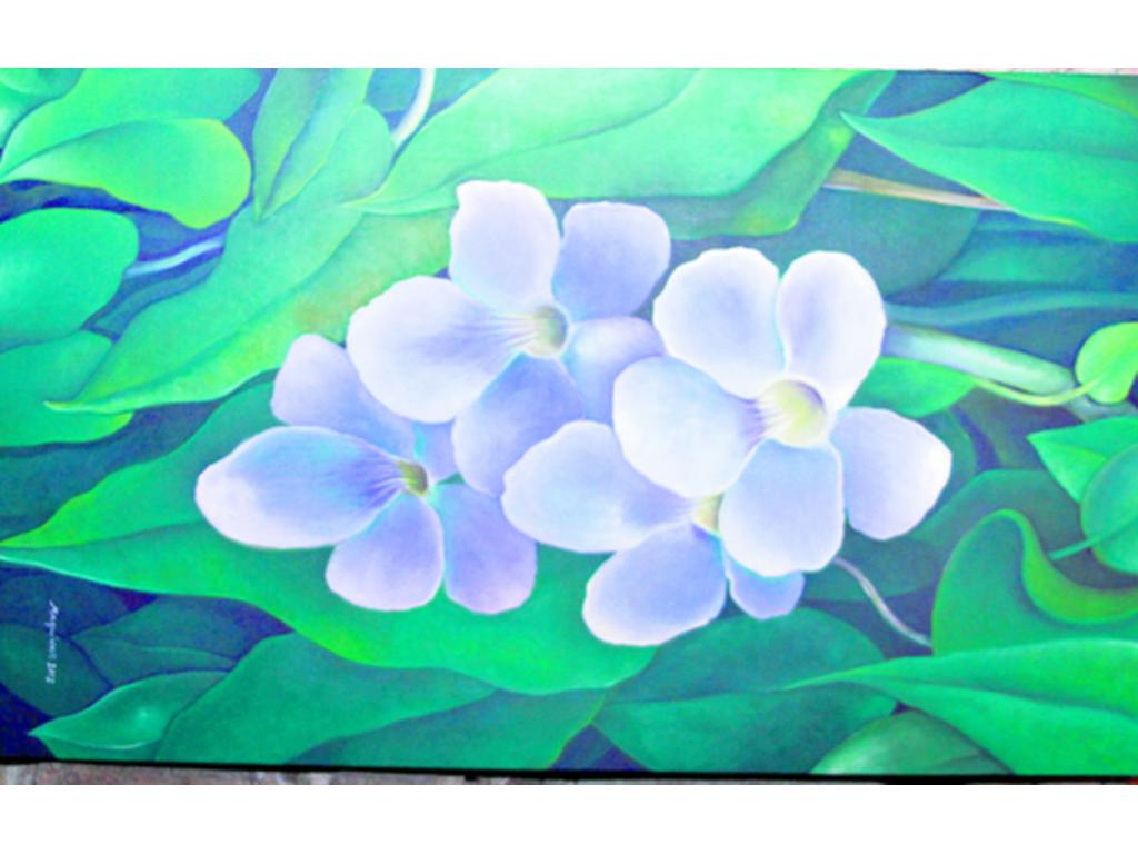 Dedicó todo el tiempo que se merecía cada flor para captar detalles.()