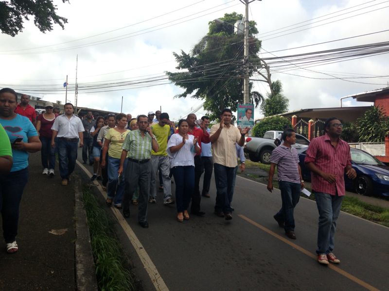 Los arraijaneños fueron recibidos por la máxima autoridad Licdo Manolith Samaniego, Alcalde del distrito de Arraiján. Foto/Raimundo Rivera<br>