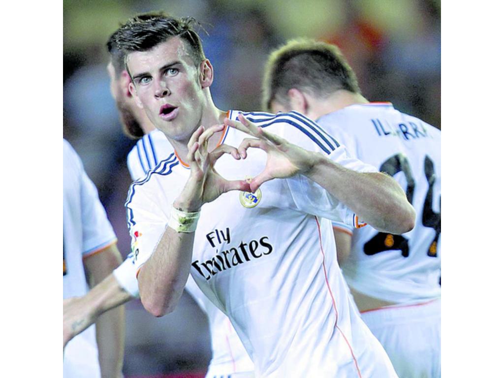 Gareth Bale , atacante del club merengue, no jugó el sábado, en la acción de la Copa del Rey.(AP)