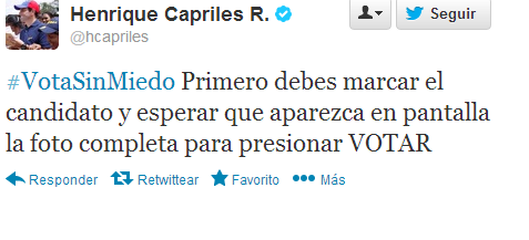Twitter de Nicolás Maduro. <br>