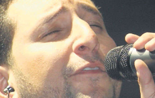 <p>Corredera, en el concierto</p>
