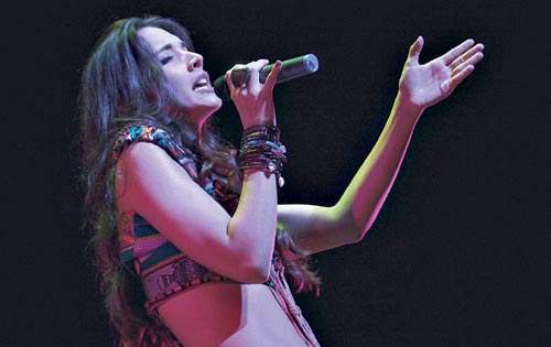 <p>Talento. Amelia demostró que va en serio con la música. </p>