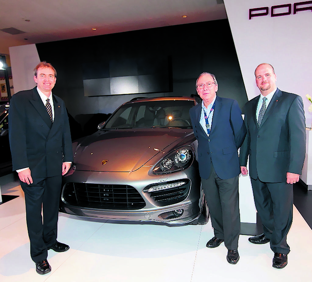 Christoph Klein, Jorge Zappi y César Rollheiser, de Porsche.()