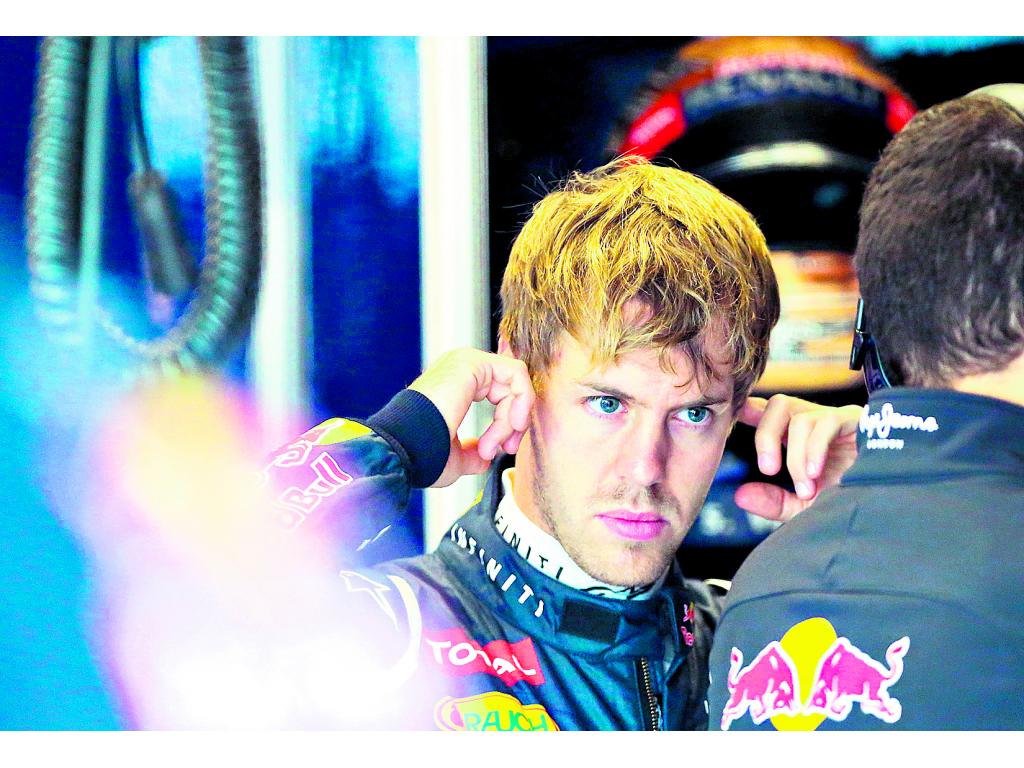 Posibilidad. Vettel está a punto de hacer historia.(AP)