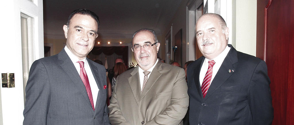 Guillermo Antonio Adames, Guillermo Russo y Miguel Antonio Bernal.()