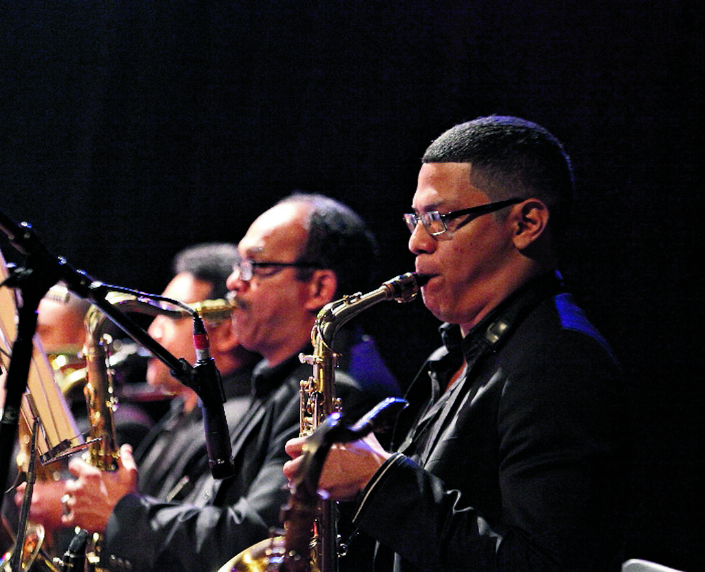 El saxofonista panameño Carlos Ubarte se destacó, como siempre.