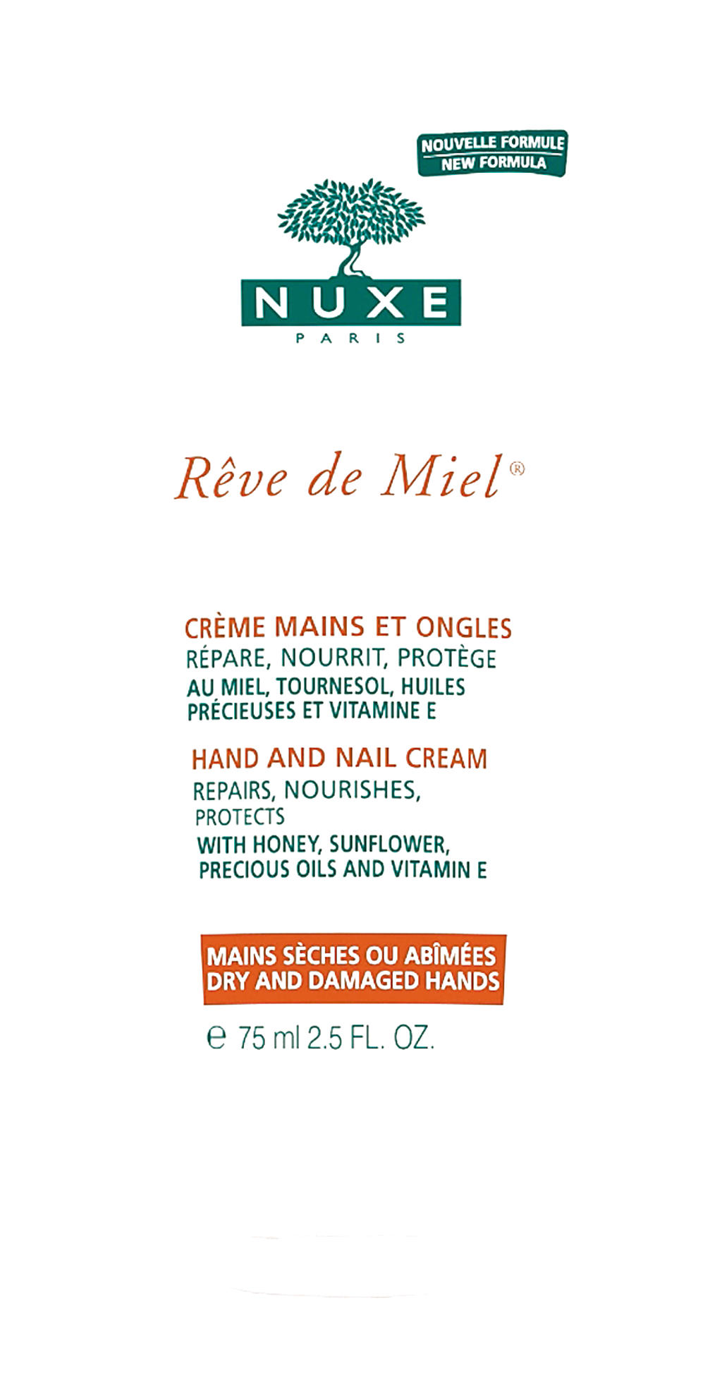 Belleza. Esta crema de la línea Nuxe, no grasa, nutre, repara y alivia las manos secas o estropeadas protegiéndolas del envejecimiento cutáneo.(Cortesía.)