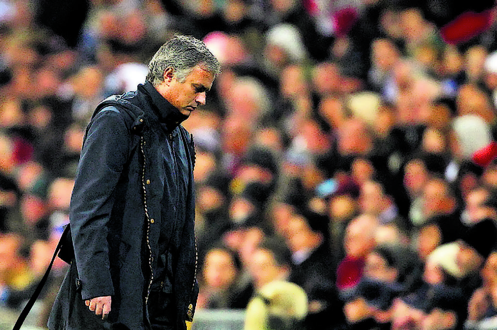 Técnico. Mourinho parece haber perdido su magia.(AP)