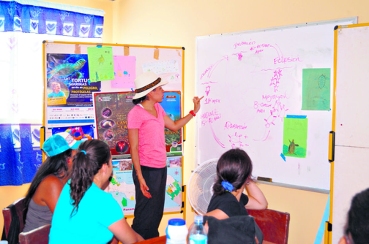 Con charlas y talleres, Tortu-Agro y Tortuguías educa a la población.