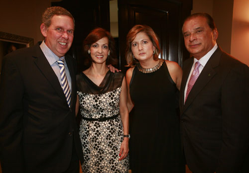 <p> José Miguel y Vicky Alemán, Luz y Rafael Bárcenas.</p>
