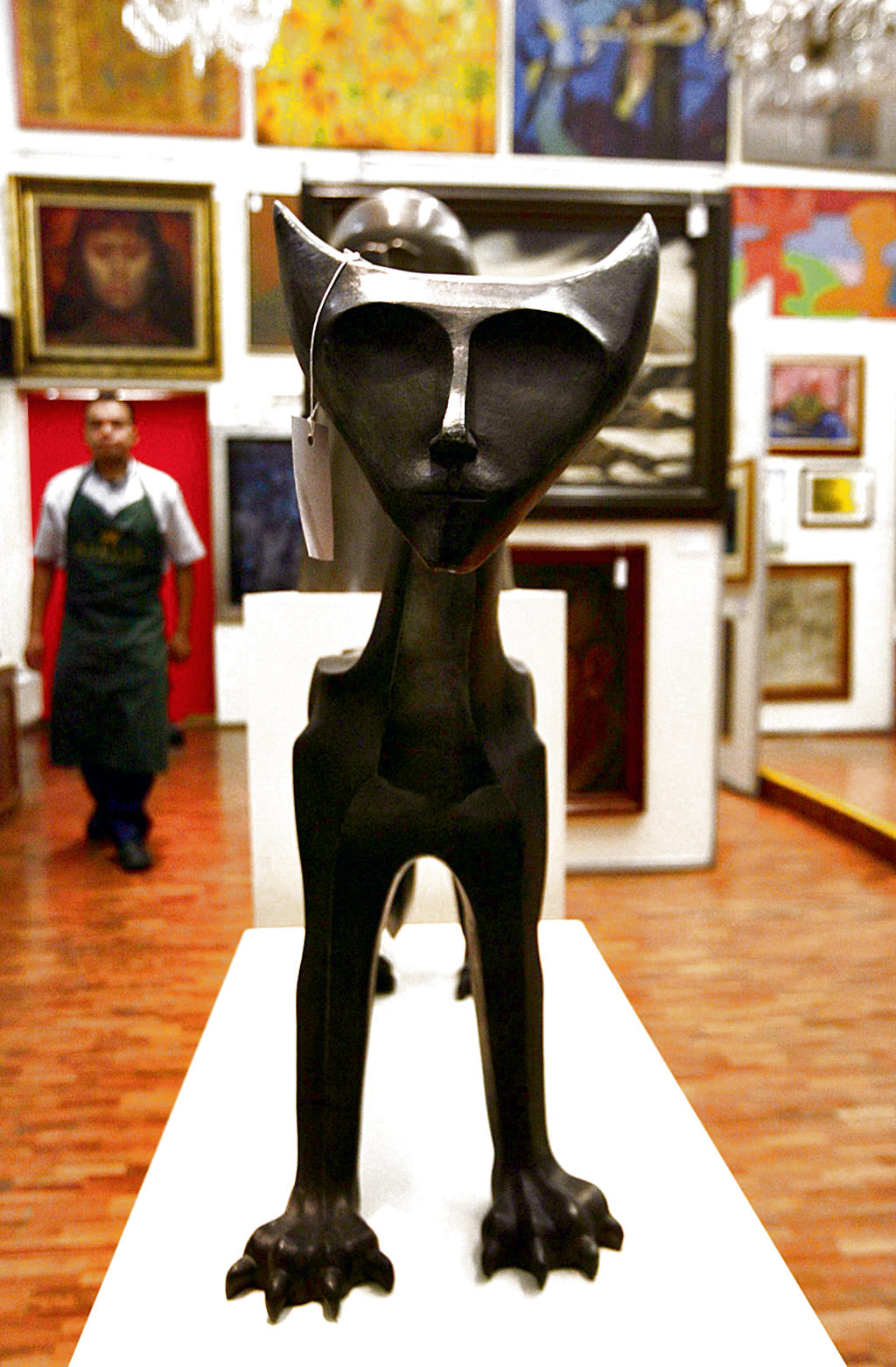 Escultura Gatoparda.(Efe)