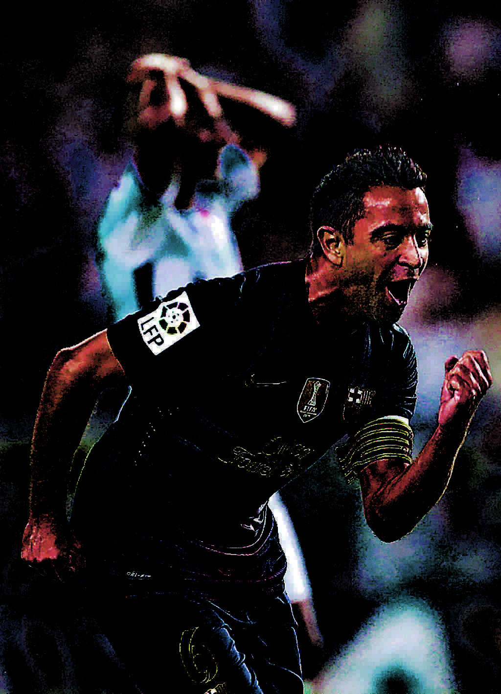 El cerebro. Xavi Hernández maneja los hilos del equipo.(Archivo)