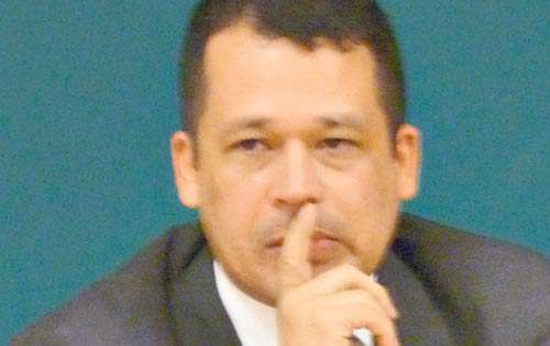 <p>El vate, meditabundo.</p>