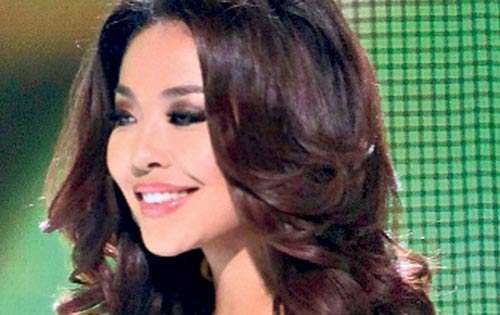 <p>El cuerpo tonificado de Miss China, Luo Zilin impacto a los asistentes.</p>