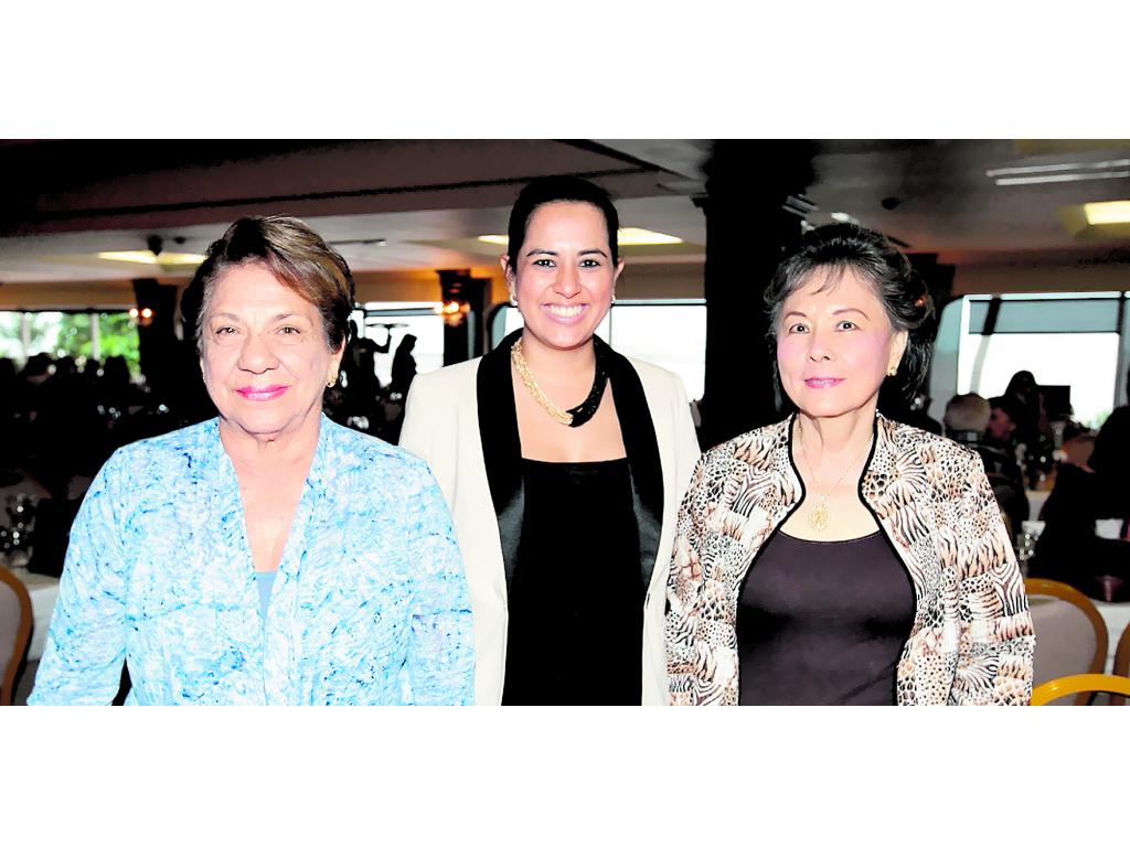 Luisa Averza, Melissa Suárez Chen y Gladys de Chen.()