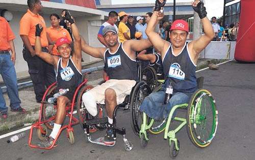 <p>Podio. Los tres primeros puestos fueron premiados.</p>
