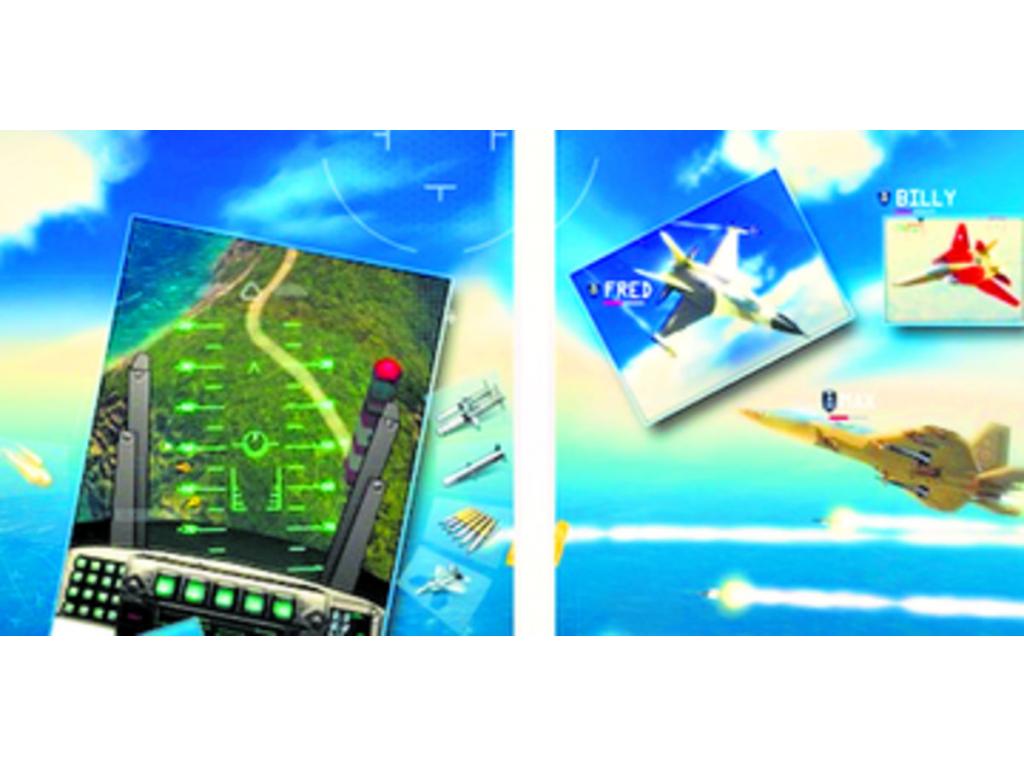Un simulador de vuelo con cazas de combate y gráficos superrealistas para la pantalla retina del iPad. Puedes escoger el avión en el que deseas volar, entre otras opciones.