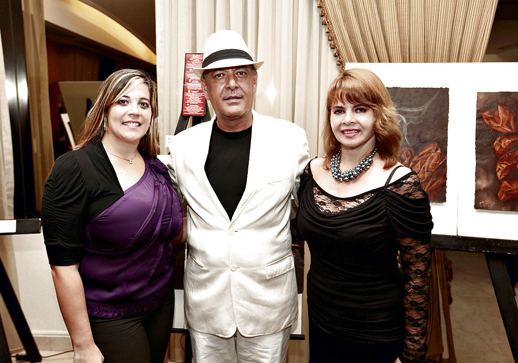 Hertie Crespin, Milton Bernal e Isabel García.(Abel Rodríguez)