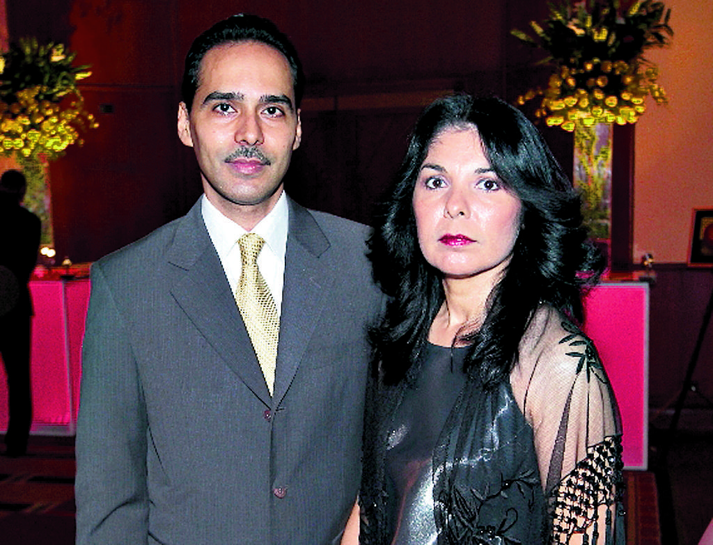 Leonel Loaiza y Jacqueline Smith.()